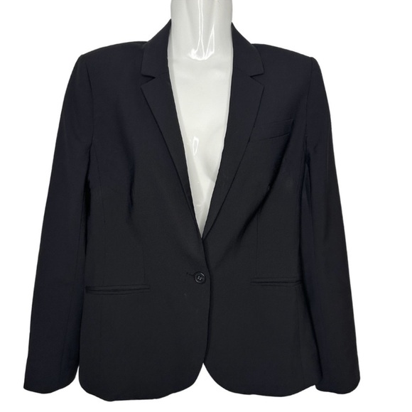 J. Crew 1035 Bi Stretch Blazer Black size 6 - Picture 2 of 16